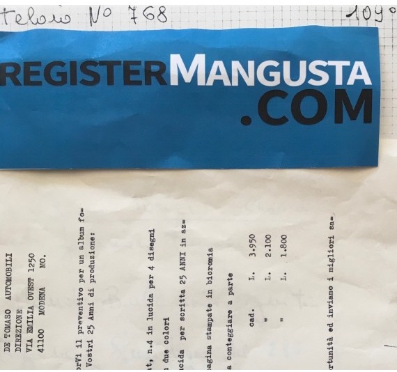 Mangusta • #768 (1969)