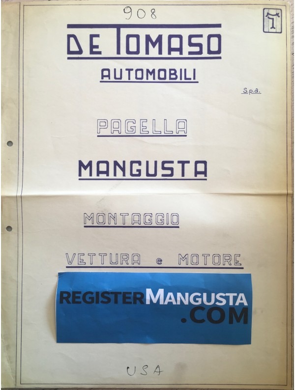 Mangusta • #908 (1970)