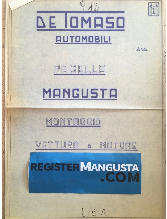 Mangusta • #912 (1969)
