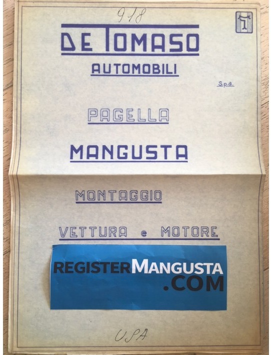 Mangusta • #918 (1970)