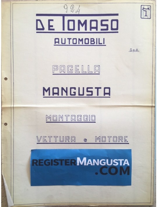 Mangusta • #924 (1970)
