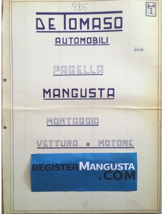 Mangusta • #926 (1970)