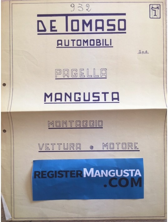 Mangusta • #932 (1970)