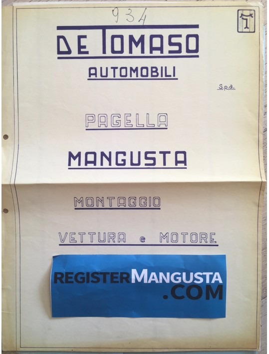 Mangusta • #934 (1970)