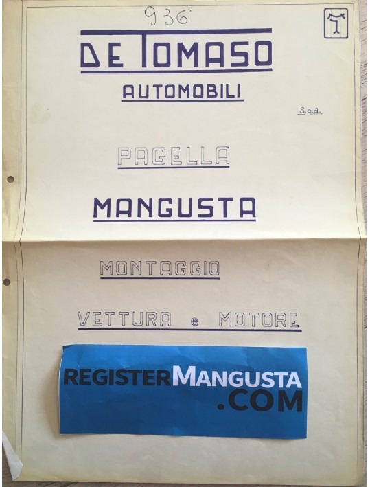 Mangusta • #936 (1970)