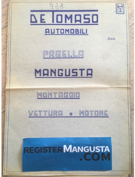 Mangusta • #938 (1970)