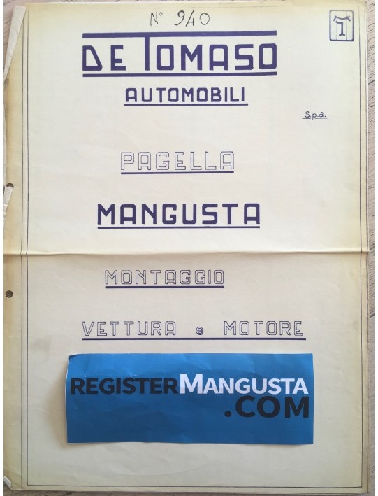 Mangusta • #940 (1969)