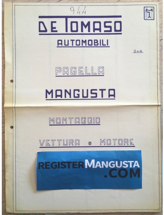 Mangusta • #944 (1970)