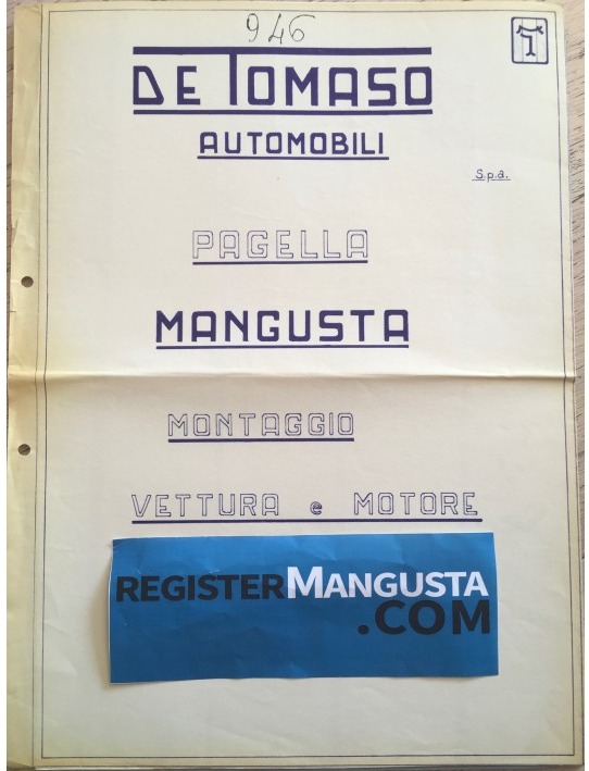 Mangusta • #946 (1970)
