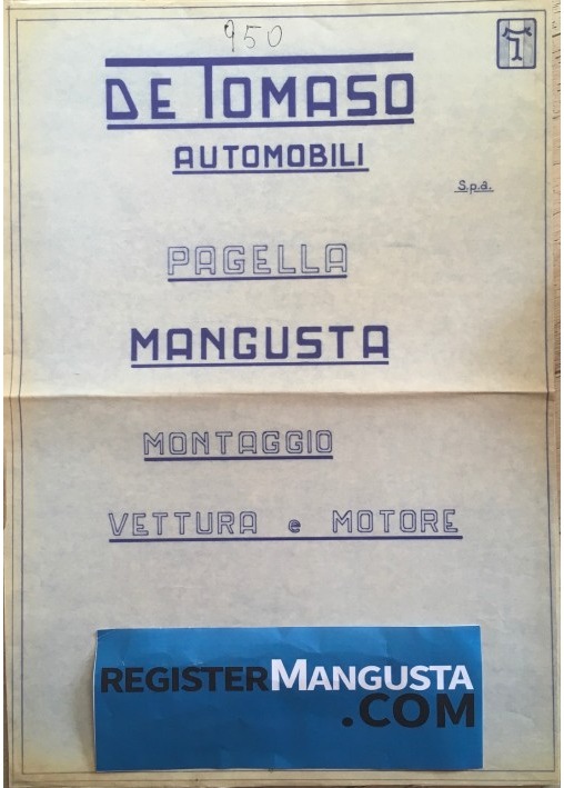 Mangusta • #950 (1970)