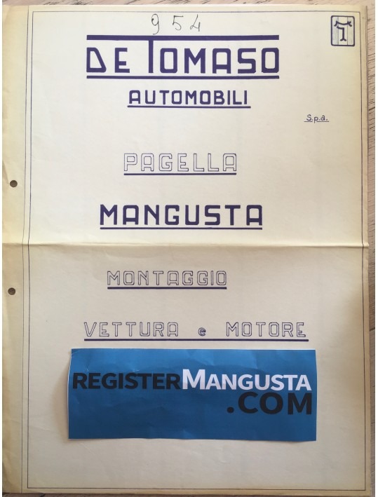 Mangusta • #954 (1970)