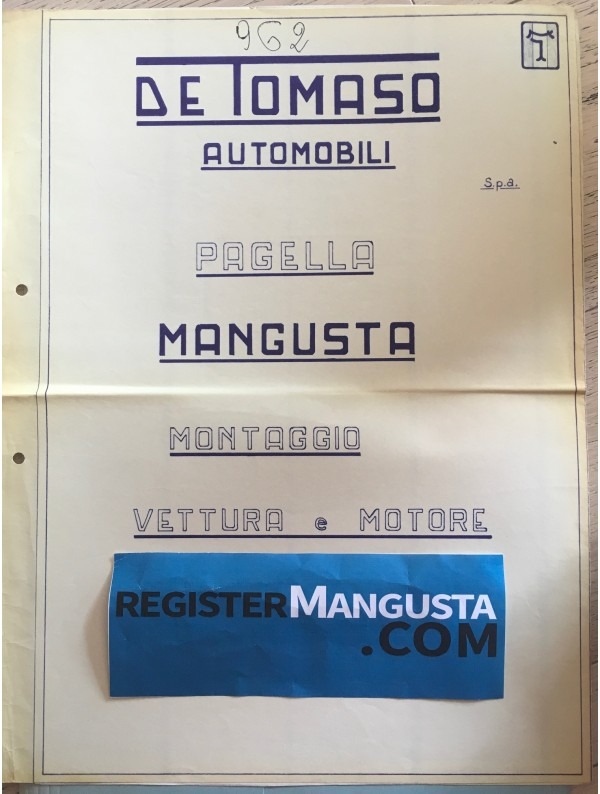 Mangusta • #962 (1969)