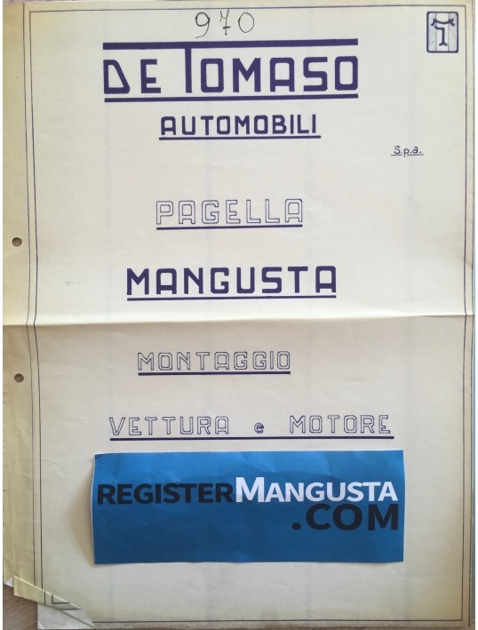 Mangusta • #970 (1969)