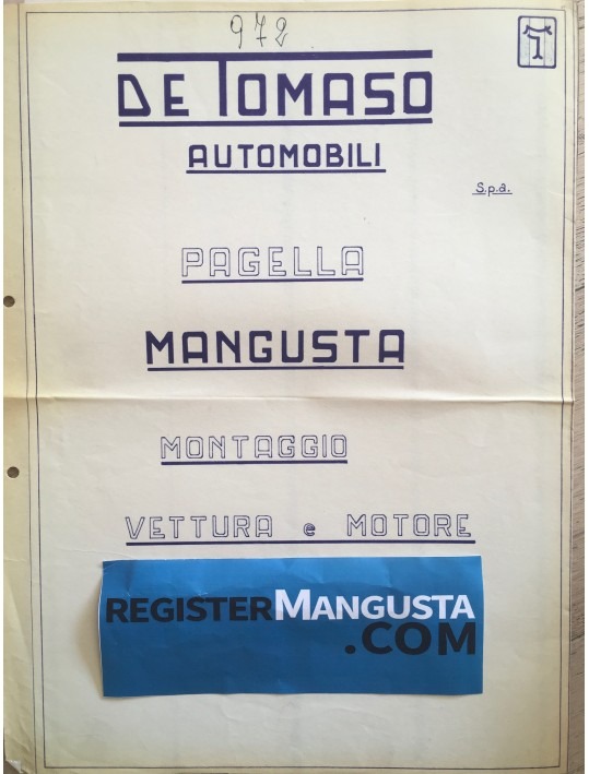 Mangusta • #972 (1969)