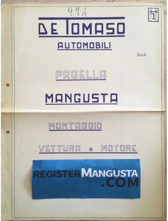 Mangusta • #974 (1969)