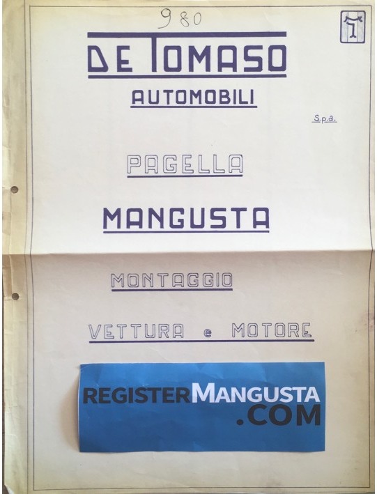 Mangusta • #980 (1970)
