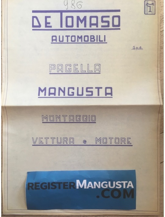 Mangusta • #986 (1970)
