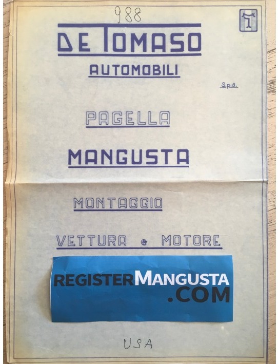 Mangusta • #988 (1969)