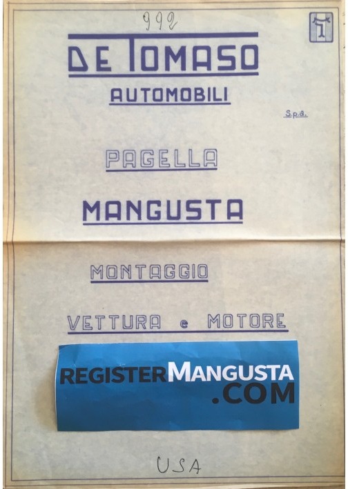 Mangusta • #992 (1970)