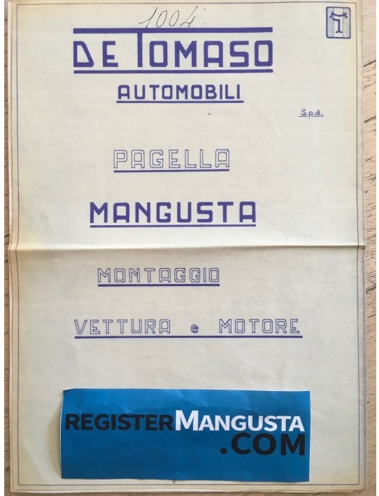 Mangusta • #1004 (1970)