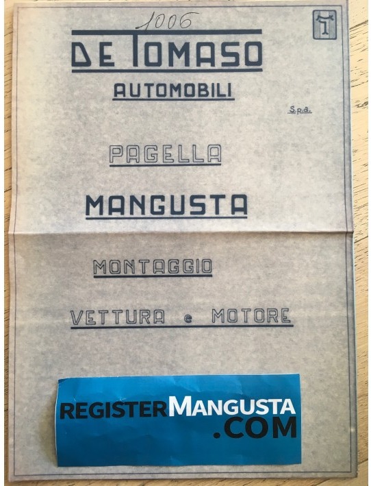 Mangusta • #1006 (1970)