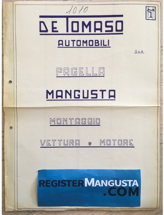 Mangusta • #1010 (1970)