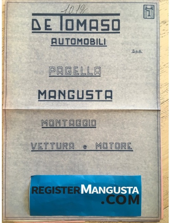Mangusta • #1012 (1970)