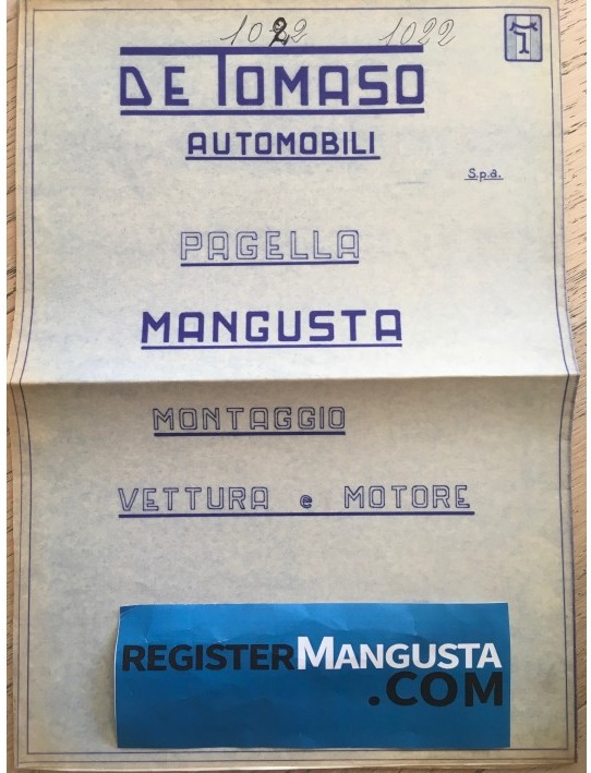 Mangusta • #1022 (1970)