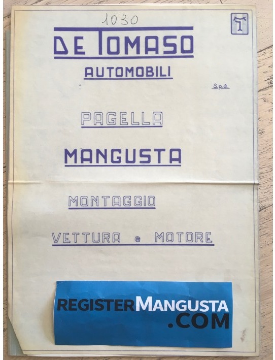 Mangusta • #1030 (1970)