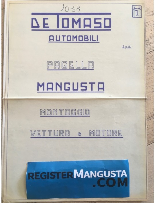 Mangusta • #1038 (1970)