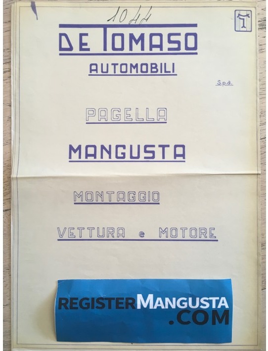 Mangusta • #1044 (1970)