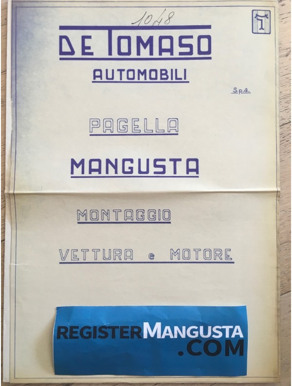 Mangusta • #1048 (1970)