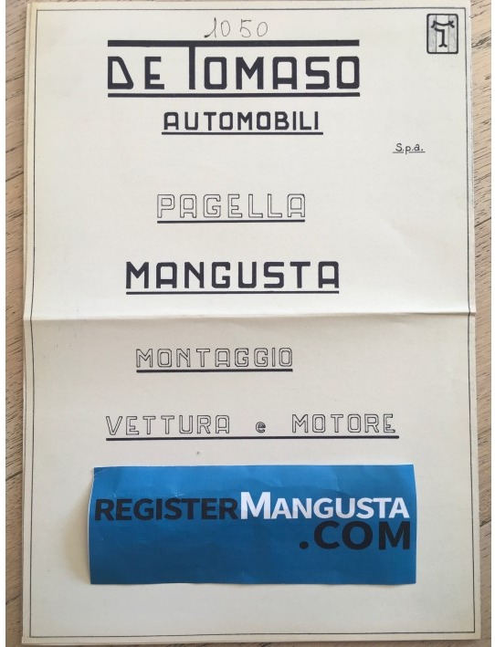 Mangusta • #1050 (1970)