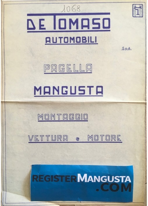 Mangusta • #1068 (1970)