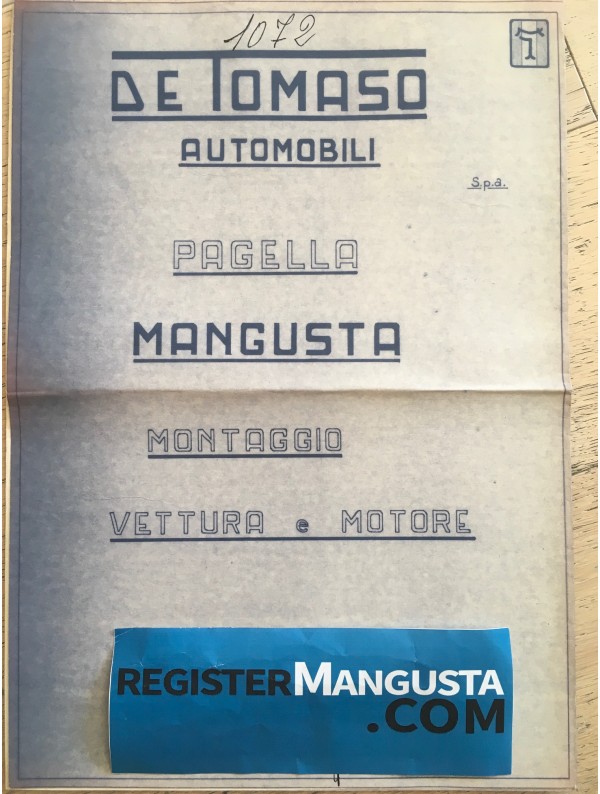 Mangusta • #1072 (1970)