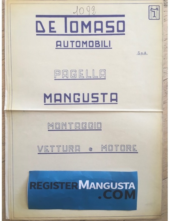 Mangusta • #1092 (1970)