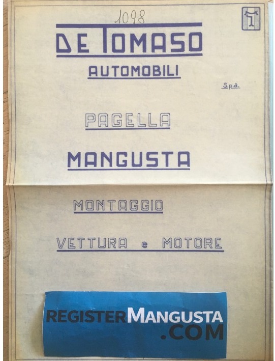 Mangusta • #1098 (1970)