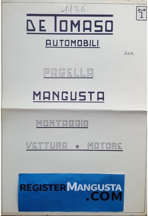 Mangusta • #1136 (1970)