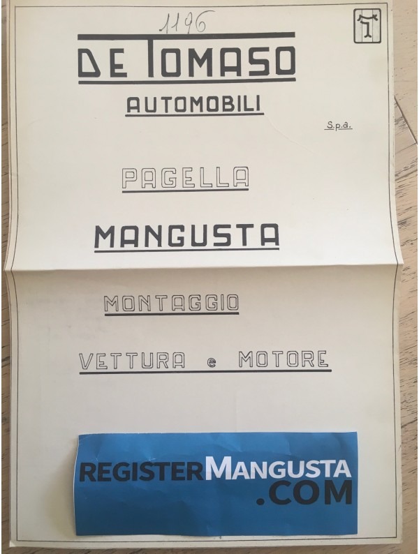 Mangusta • #1196 (1970)