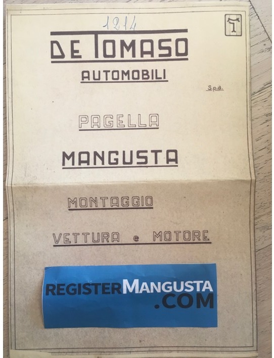 Mangusta • #1214 (1971)