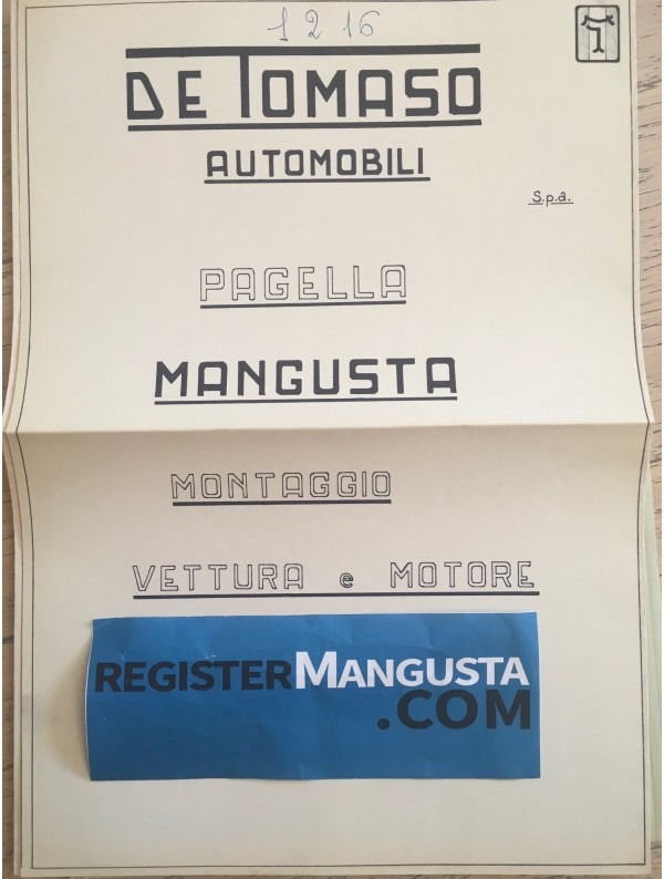 Mangusta • #1216 (1971)