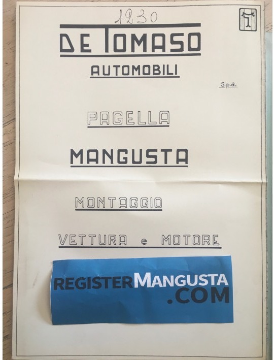 Mangusta • #1230 (1971)