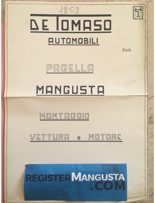 Mangusta • #1262 (1971)