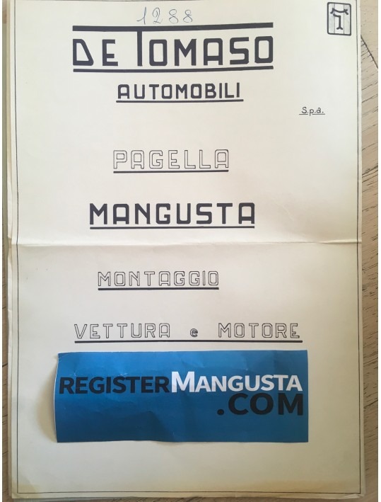 Mangusta • #1288 (1971)