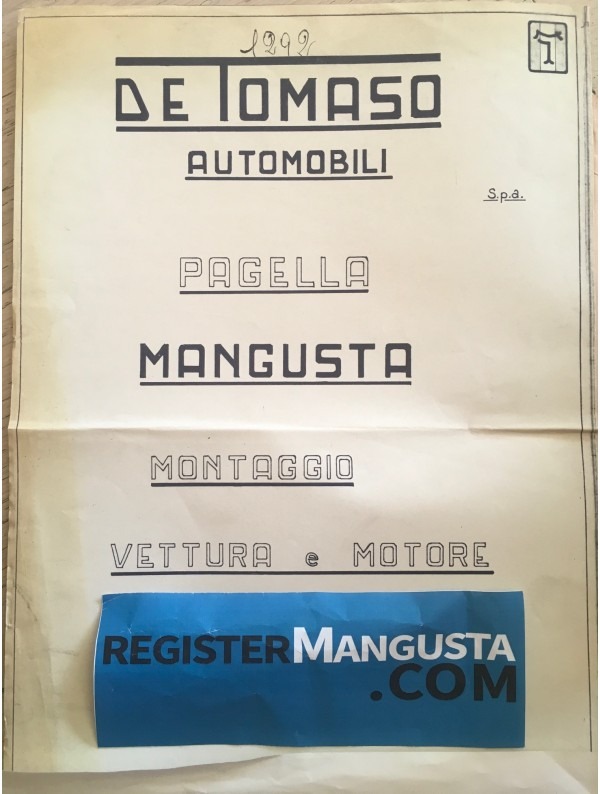 Mangusta • #1292 (1971)